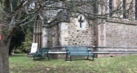 New Bench Seat at the Church