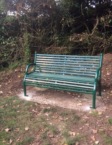 New Bench Seat on the River Walk at Water Lane